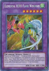 Elemental HERO Flame Wingman - LCGX-EN045 - Secret Rare - 1st Edition